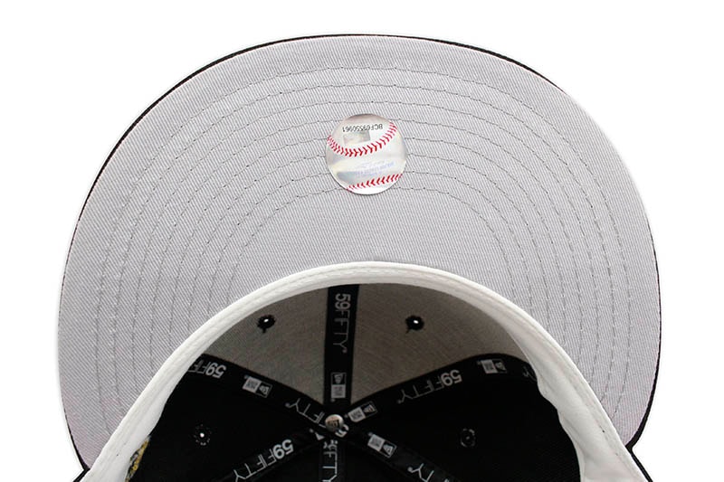 NEW ERA CHICAGO WHITE SOX 59FIFTY FITTED CAP (2005 WORLD SERIES SIDE PATCH/GREY UNDER VISOR/BLACK)