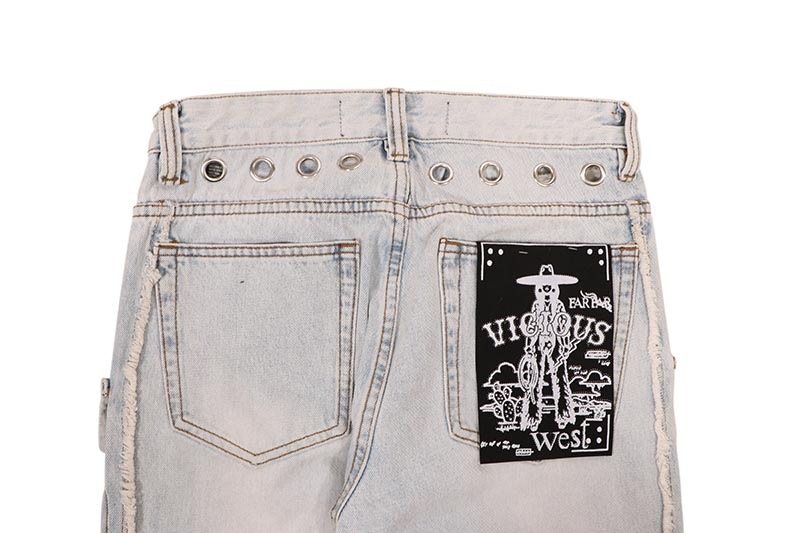 VICIOUS CARGO BAGGY JEAN (VC751:LT BLUE)