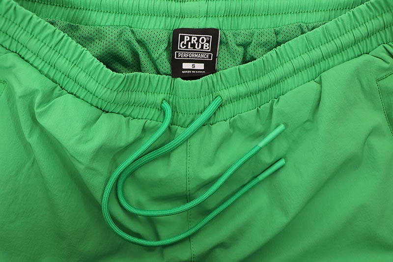 PRO CLUB PERFORMANCE STRETCH NYLON ACTIVE SHORT (KELLY GREEN) 13PC0504