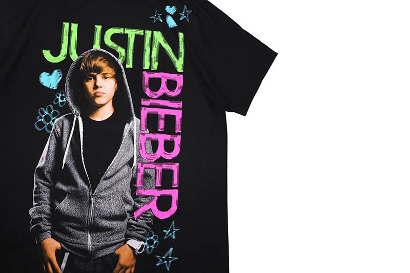 JUSTIN BIEBER GRAPHIC T-SHIRTS