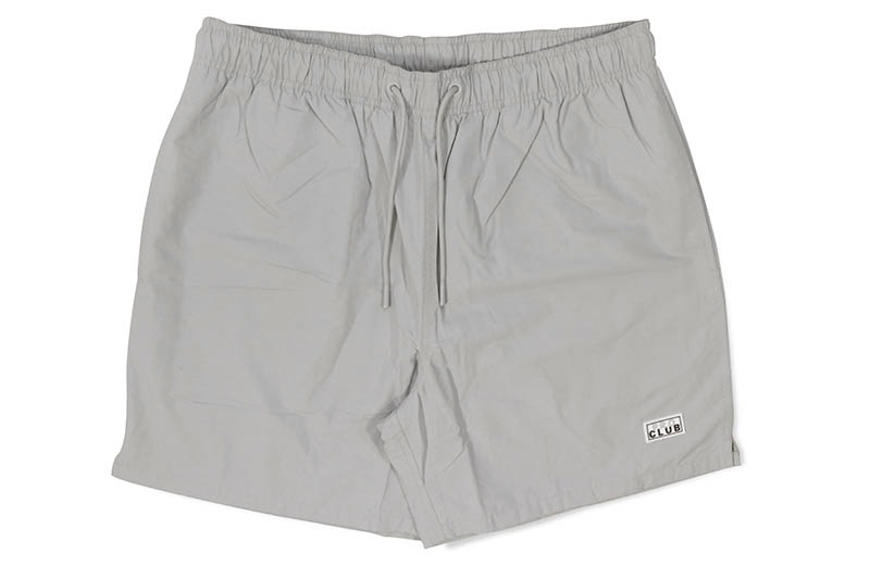 PRO CLUB COMFORT COTTON/NYLON SWIM SHORT (SILVER) 22PC0502
