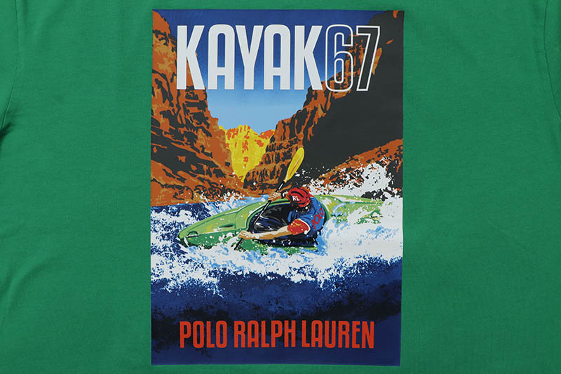 POLO RALPH LAUREN KAYAK67 CLASSIC FIT JERSEY GRAPHIC T-SHIRT (710901582001:STEM)