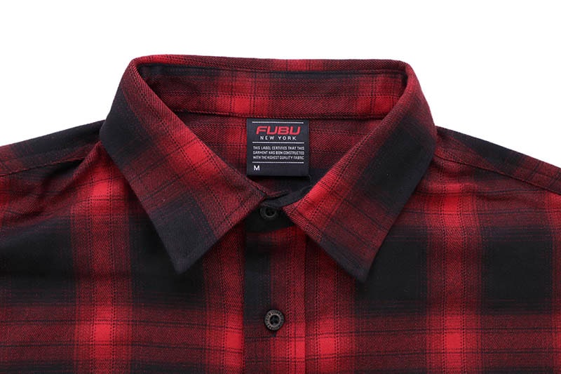 FUBU CHECK SHIRTS (FAM-42100:RED)