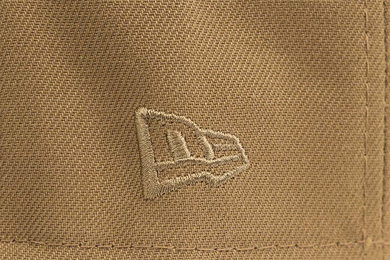 NEW ERA KINSTON INDIANS 59FIFTY FITTED CAP (GREY UNDER VISOR/WHEAT CARDINAL)