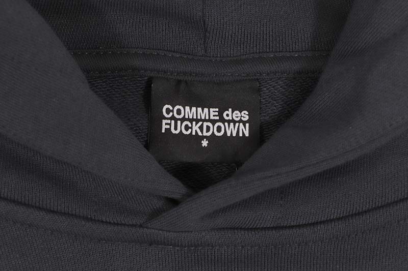 COMME DES FUCKDOWN HOODIE (CFABM01333:IRON) 762424017