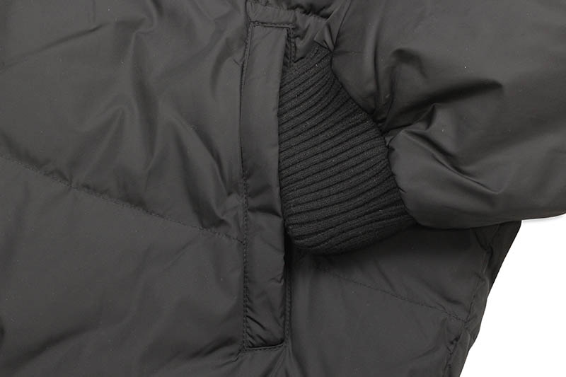 ICEBERG LOGO DOWN JACKET (BLACK)