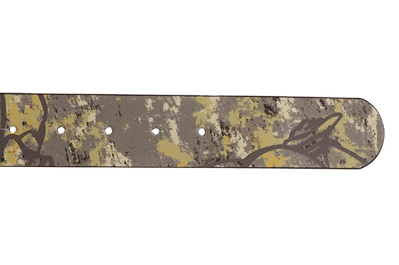 TRUE RELIGION CAMO PRINT HORSESHOE BUCKLE BELT (TR3066:CAMO)