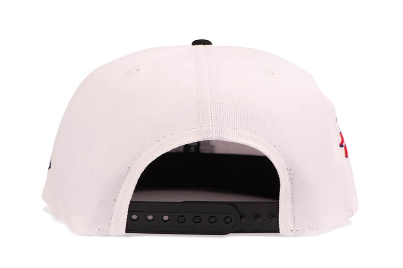 NEW ERA LOS ANGELES DODGERS 9FIFTY SNAPBACK CAP (SHOHEI OHTANI SIDE PATCH/GREY UNDER VISOR/WHITE BLACK)