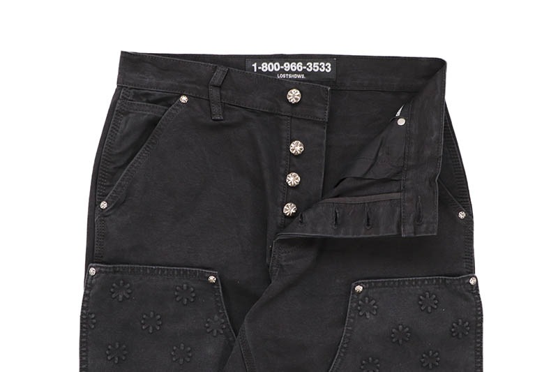 LOSTSHDWS DETACHED DOUBLE KNEE PANT (LST-44-22705:OIL)