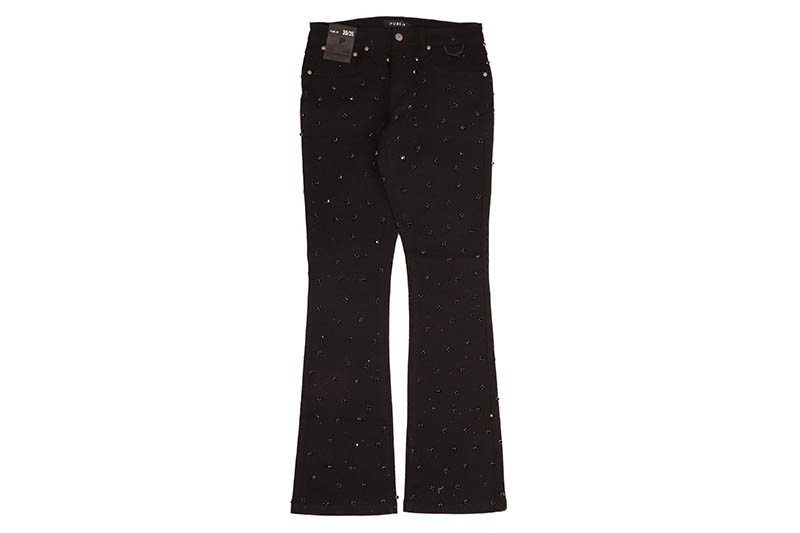 PUBLIK DENIM FLARE FIT JEAN (KD2577:JET BLACK)