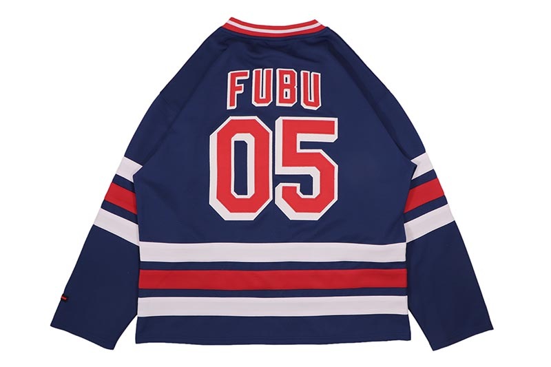 FUBU HOCKEY SHIRTS (FAM-61707:DARK BLUE)