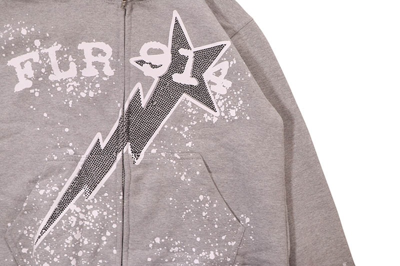 FLOOR 914 CEMENT RHINESTONE ALL STAR SET (GREY/BLACK) | Brand,A-F