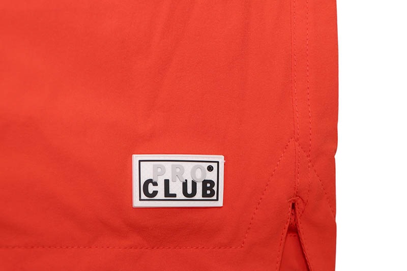 PRO CLUB PERFORMANCE STRETCH NYLON ACTIVE SHORT (CHERRY) 13PC0504