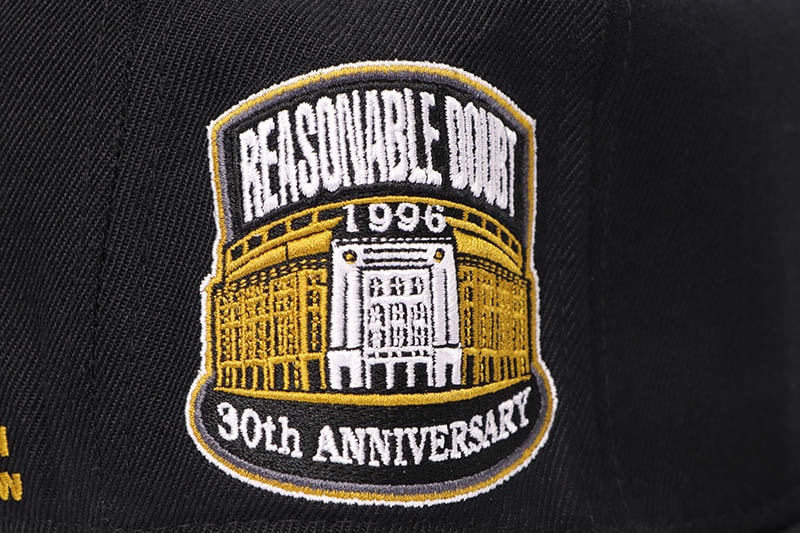 TWNTY TWO JAY-Z REASONABLE DOUBT 30TH ANNIVERSARY SNAPBACK CAP (BLACK)