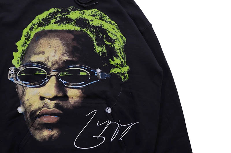 PORTRAITS YOUNG THUG HOODIE (BLACK)
