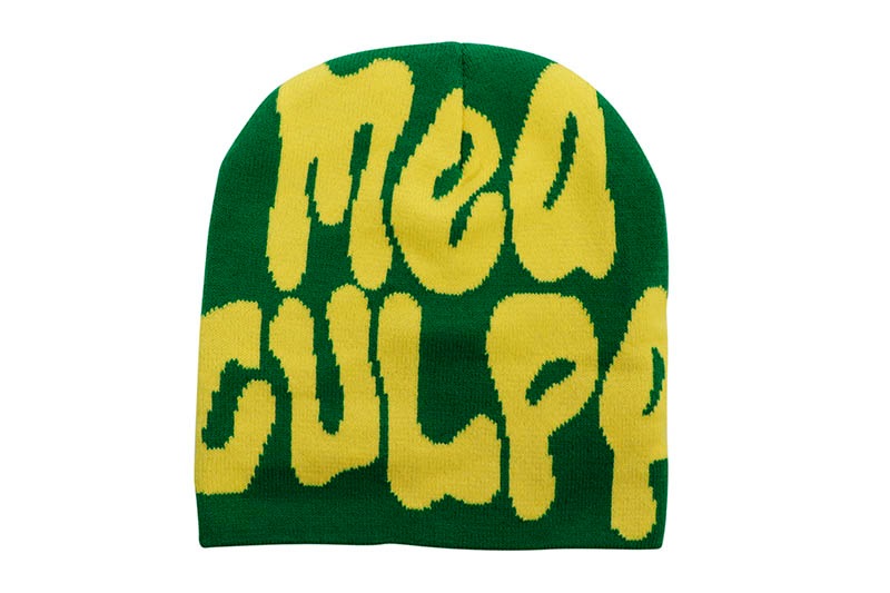 MEA CULPA BEANIE (GREEN/YELLOW)