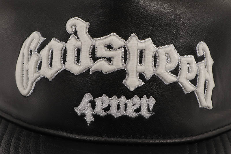 GODSPEED GS FOREVER PREMIUM LEATHER TRUCKER HAT (BLACK