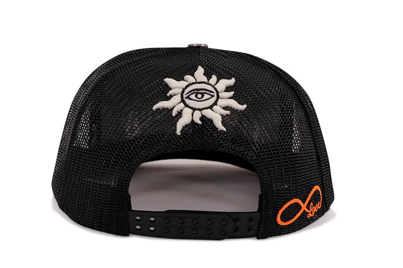 Godspeed トラッカーハット ブラック GODSPEED GS LOGO TRUCKER HAT (BLACK/TANGERINE) | Brand,G-L