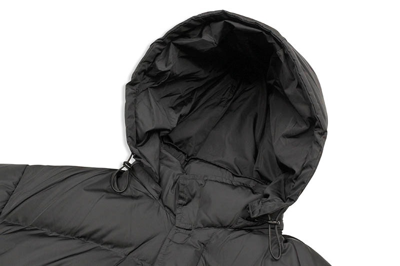 ICEBERG SLEEVE LOGO DOWN COAT (BLACK)