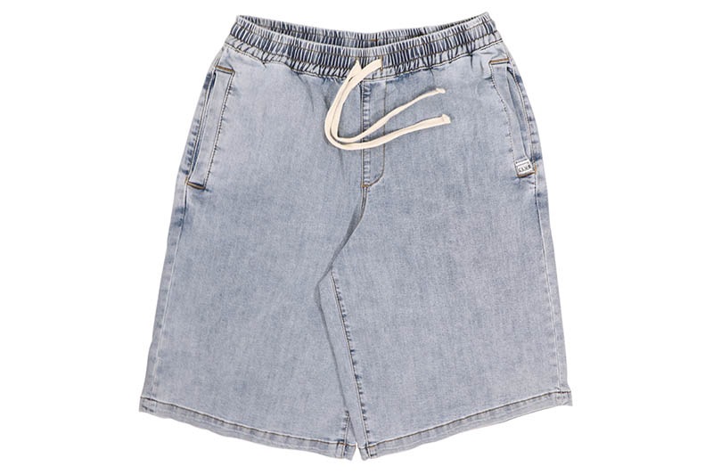PRO CLUB COMFORT OVERSIZED DENIM LOUNGE SHORT (LIGHT STONEWASH) 52PC0604