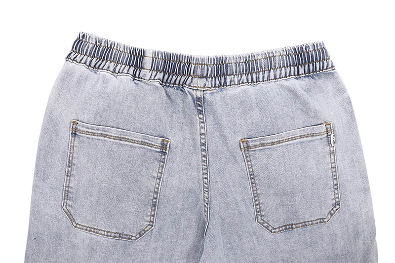 PRO CLUB COMFORT OVERSIZED DENIM LOUNGE SHORT (LIGHT STONEWASH) 52PC0604