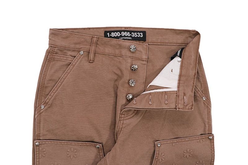 LOSTSHDWS DETACHED DOUBLE KNEE PANT (LST-44-22705:CORK)