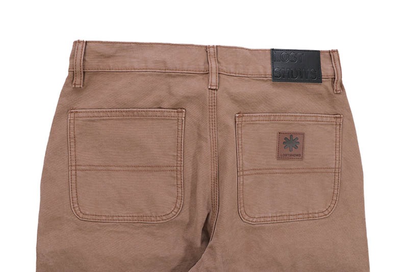 LOSTSHDWS DETACHED DOUBLE KNEE PANT (LST-44-22705:CORK)
