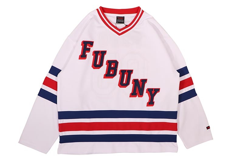 FUBU HOCKEY SHIRTS (FAM-61707:WHITE)