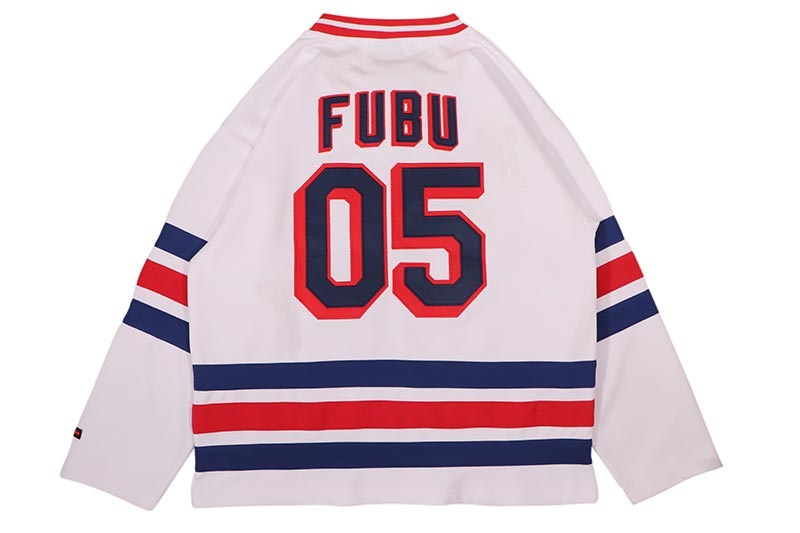 FUBU HOCKEY SHIRTS (FAM-61707:WHITE)