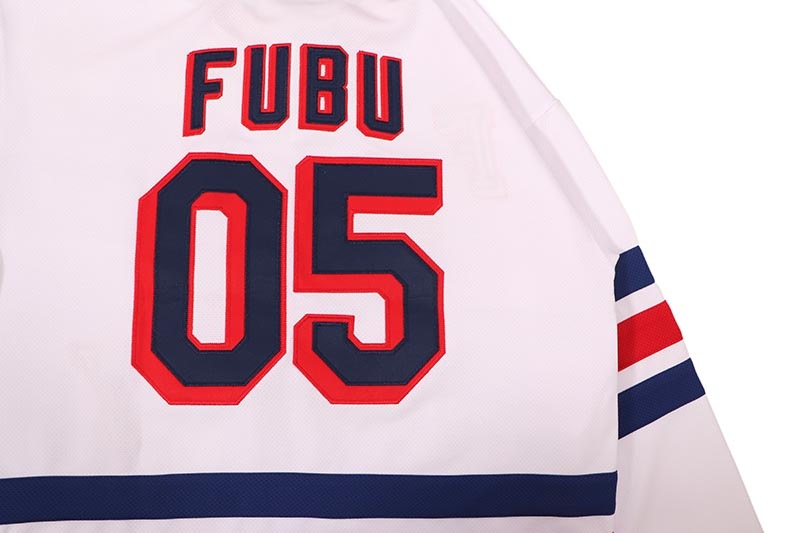 FUBU HOCKEY SHIRTS (FAM-61707:WHITE)