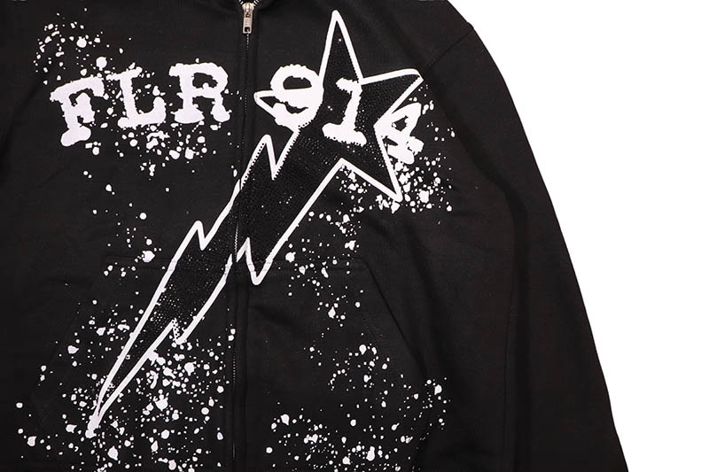 FLOOR 914 JET BLACK RHINESTONE ALL STAR SET (BLACK/BLACK) | Brand