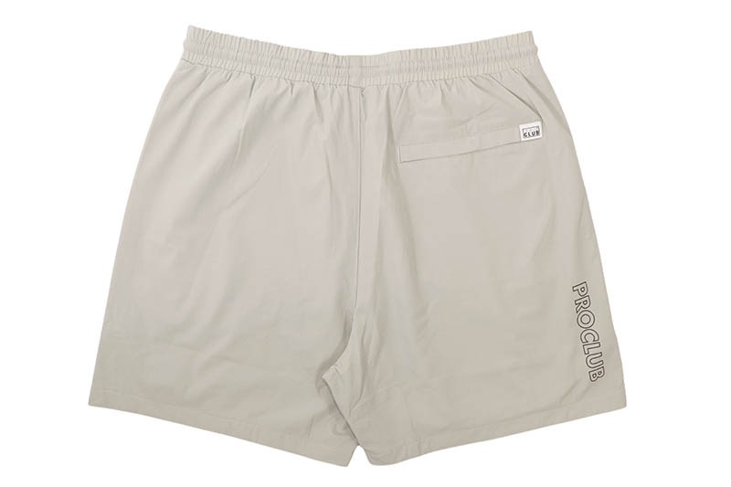 PRO CLUB PERFORMANCE STRETCH NYLON ACTIVE SHORT (SILVER/GRAY) 13PC0504