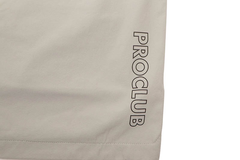 PRO CLUB PERFORMANCE STRETCH NYLON ACTIVE SHORT (SILVER/GRAY) 13PC0504