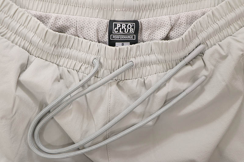 PRO CLUB PERFORMANCE STRETCH NYLON ACTIVE SHORT (SILVER/GRAY) 13PC0504