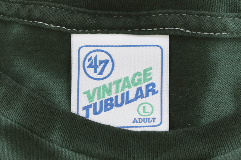'47 GREEN BAY PACKERS VINTAGE TUBULAR S/S T-SHIRT (552696:FOREST TWISTER TIE-DYE)