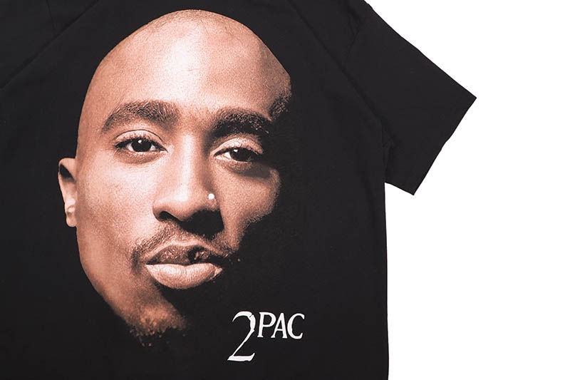 HOUSE OF TEES 2PAC BIGFACE GRAPHIC T-SHIRT (BLACK) 