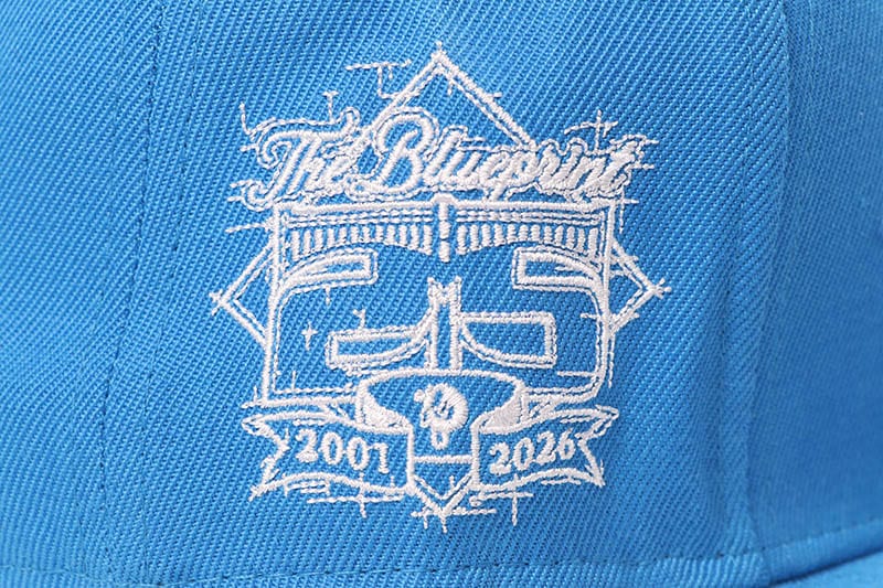 TWNTY TWO JAY-Z THE BLUEPRINT 25TH ANNIVERSARY SNAPBACK CAP (SKY