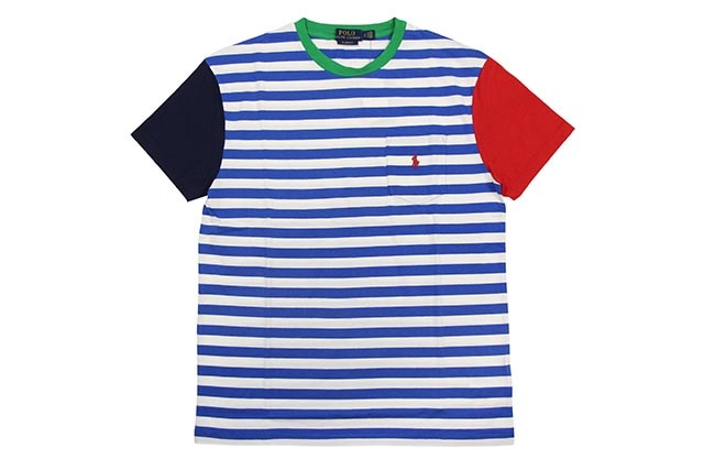 POLO RALPH LAUREN CLASSIC FIT POCKET TEE (710746756002:SAPPHIRE STAR MULTI)