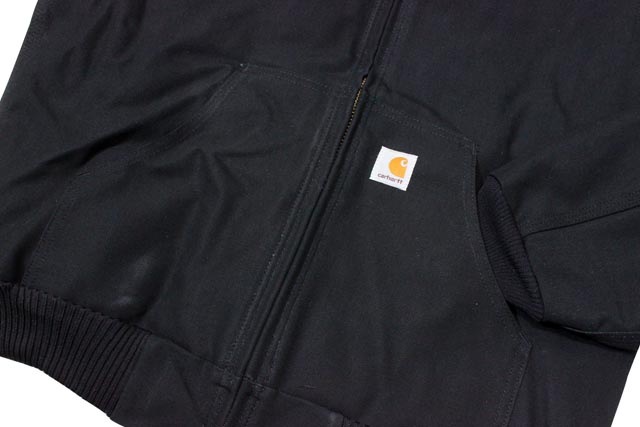 Carhartt ICONIC J140 FIRM DUCK ACTIVE JACKET (106673-BLK:BLACK