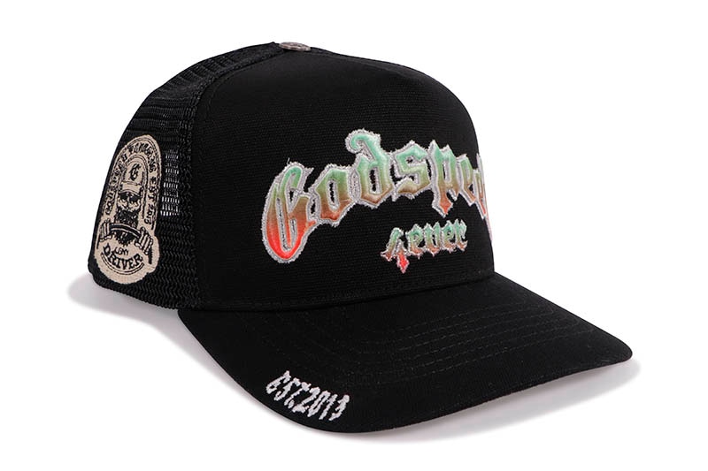 GODSPEED GS FOREVER TRUCKER HAT (GRADIENT BLACK)