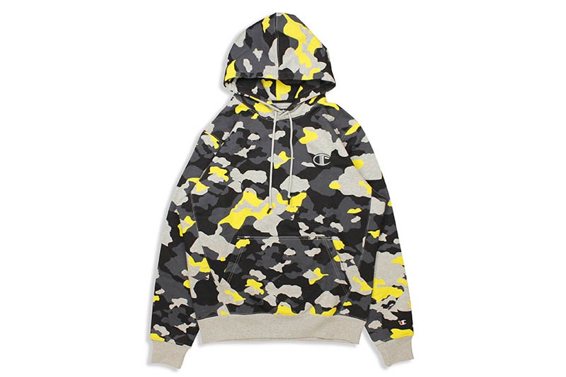 CHAMPION LIFE SUPER FLEECE 2.0 HOODIE (YELLOW CAMO)