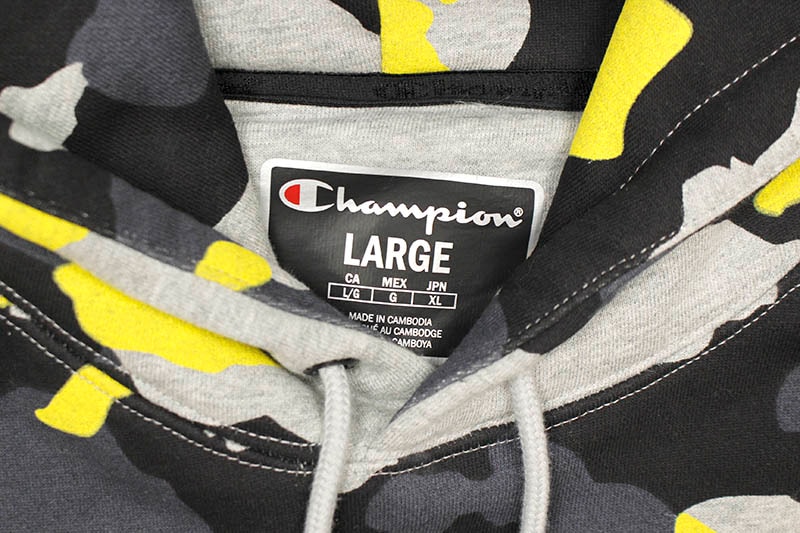 CHAMPION LIFE SUPER FLEECE 2.0 HOODIE (YELLOW CAMO)