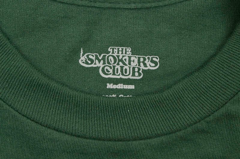 THE SMOKER'S CLUB LONG SLEEVE MEMBER TEE (GREEN/YELLOW)