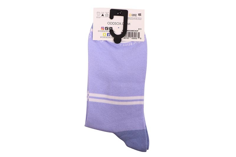 ODD SOX TOWELIE NO IDEA CREW SOCKS (40554MCNCF:LAVENDER)