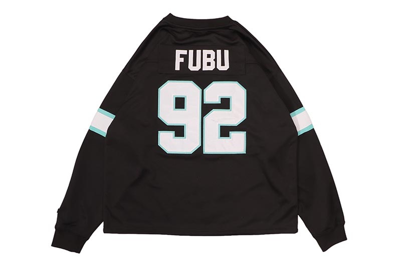 FUBU FOOTBALL SHIRTS (FAM-61706:BLACK)