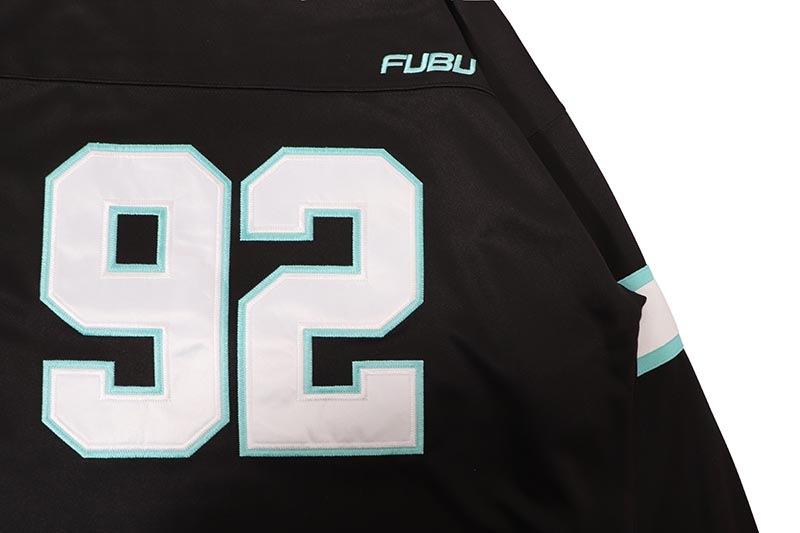 FUBU FOOTBALL SHIRTS (FAM-61706:BLACK)