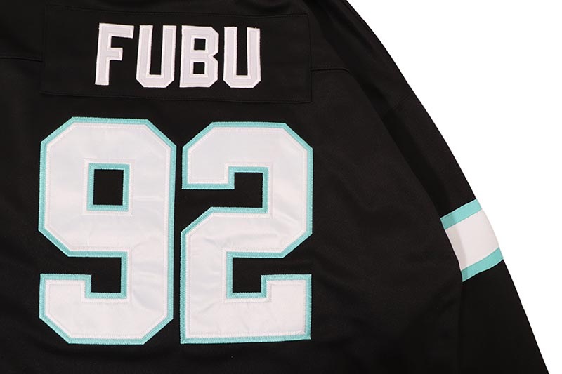 FUBU FOOTBALL SHIRTS (FAM-61706:BLACK)