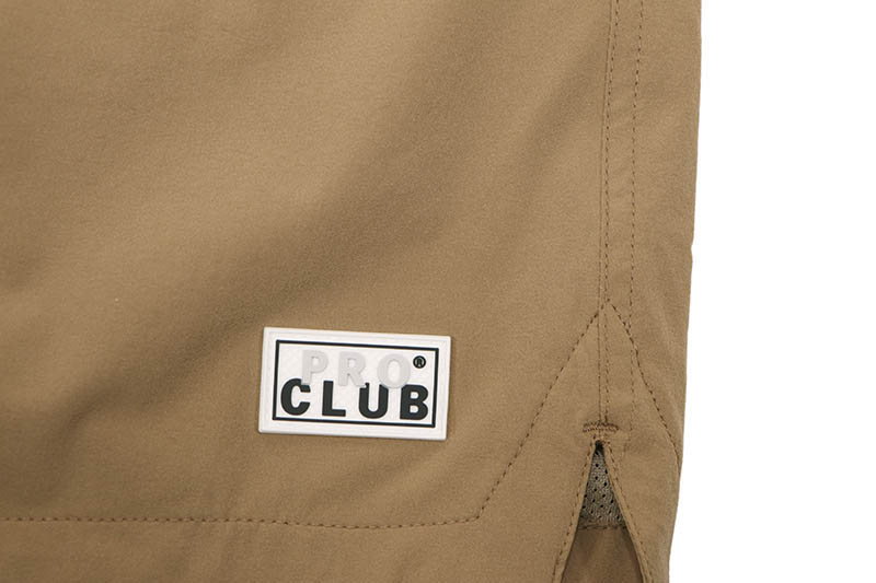 PRO CLUB PERFORMANCE STRETCH NYLON ACTIVE SHORT (TAUPE HAZE) 13PC0504