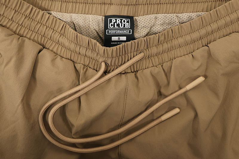 PRO CLUB PERFORMANCE STRETCH NYLON ACTIVE SHORT (TAUPE HAZE) 13PC0504