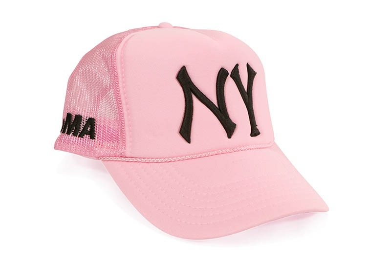 oMA STUDIOS NY TRUCKER HAT (PINK)